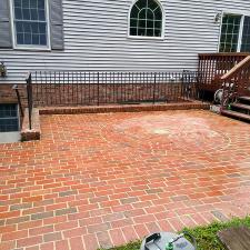 Brick Sidewalk and Patio Cleaning on Warley Rd. in Earlysville, VA 0