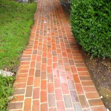 Brick Sidewalk and Patio Cleaning on Warley Rd. in Earlysville, VA 2