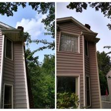 Gutter Cleaning on Powell Creek Dr. in Charlottesville, VA