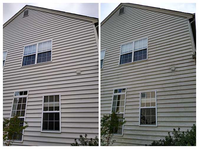 Power Washing and Window Cleaning off of Canvas Back Dr. in Charlottesville, VA