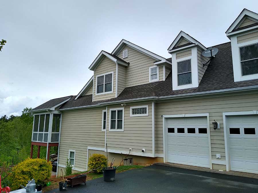 Powerwashing and Softwashing on Creekside Court, Ruckersville, VA