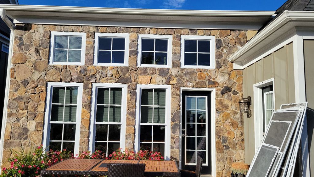Soft washing window cleaning gutter cleaning crozet va