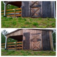 Barn Powerwashing for Goat Yoga Farm in Earlysville, VA 1