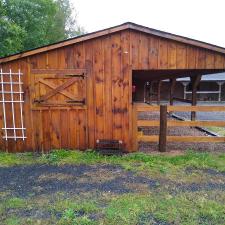 Barn Powerwashing for Goat Yoga Farm in Earlysville, VA 2
