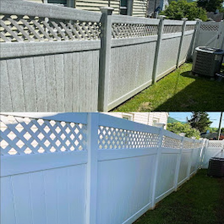 fence cleaning