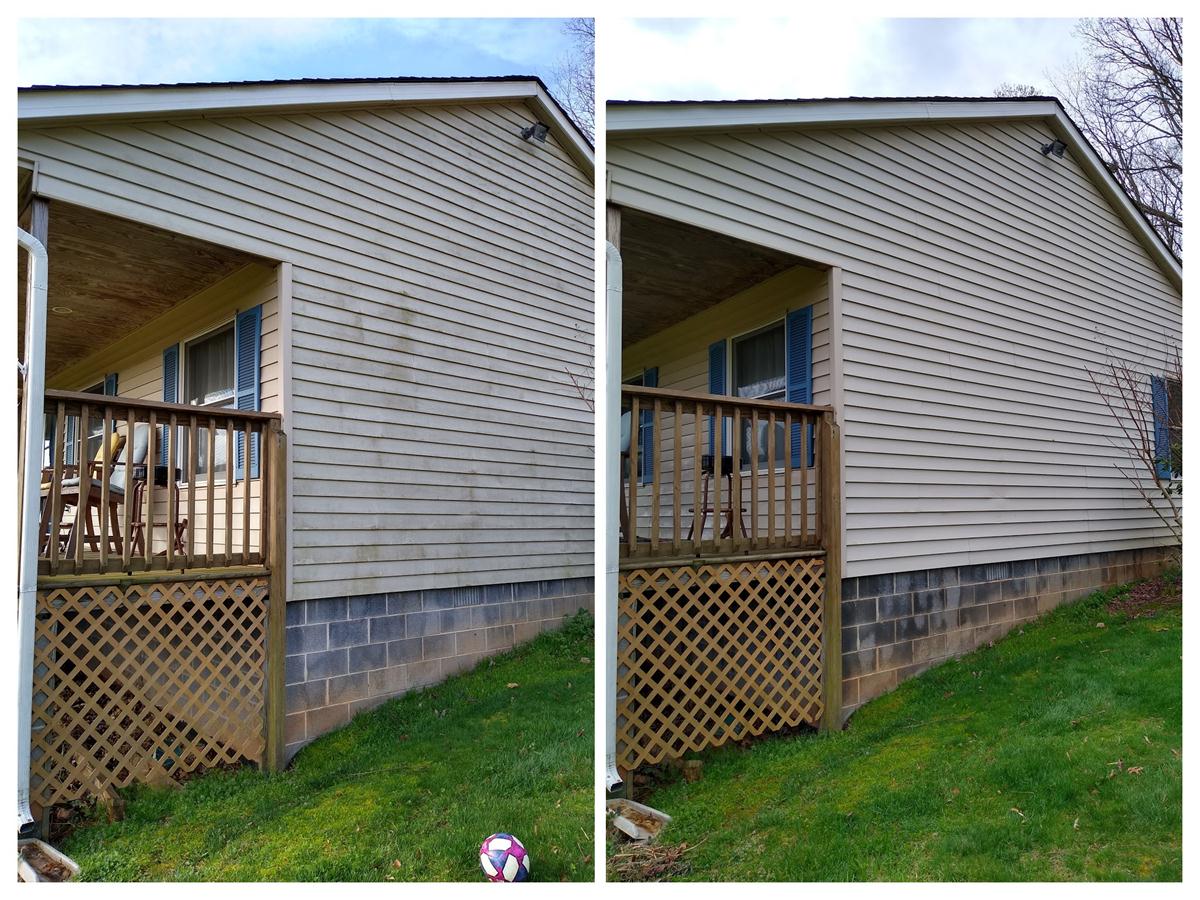 Charlottesville pressure washing photos