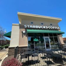 Waynesboro Starbucks Commercial Pressure Washing and Soft Washing